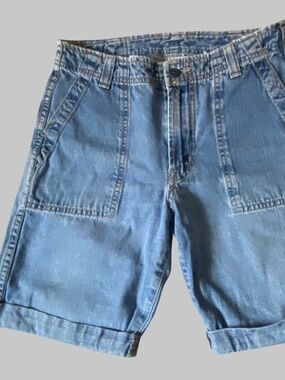 Lucky Brand Vintage Womens Cut off Denim Casual Worn Shorts--Sz-6